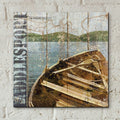 Open Season Row Boat by Art Licensing Studio - 12x12 acrylic wall art in a room