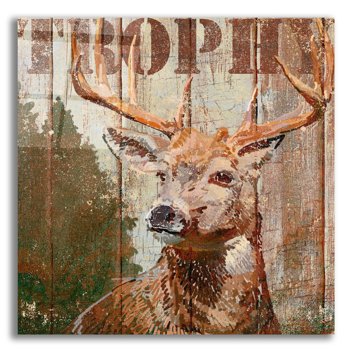 Open Season Trophy by Art Licensing Studio acrylic glass wall art