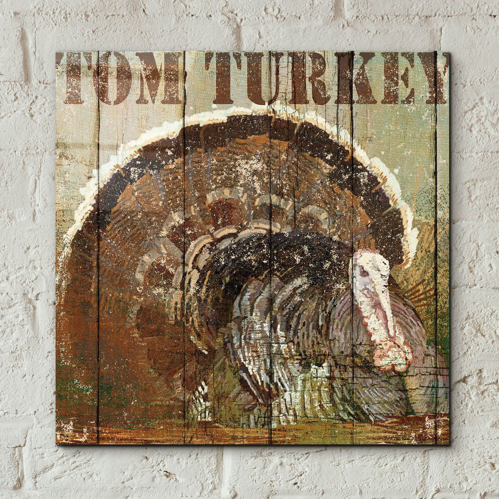 Open Season Turkey by Art Licensing Studio - 12x12 acrylic wall art in a room