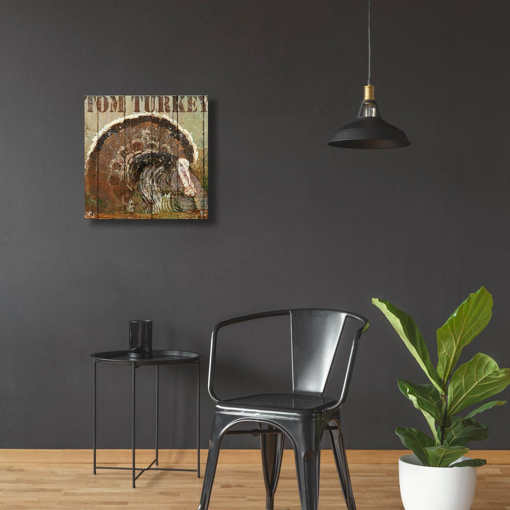 Open Season Turkey by Art Licensing Studio - 24x24 acrylic wall art in a room
