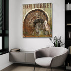 Open Season Turkey by Art Licensing Studio - 36x36 acrylic wall art in a room