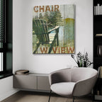 Open Season Viewing by Art Licensing Studio - 36x36 acrylic wall art in a room