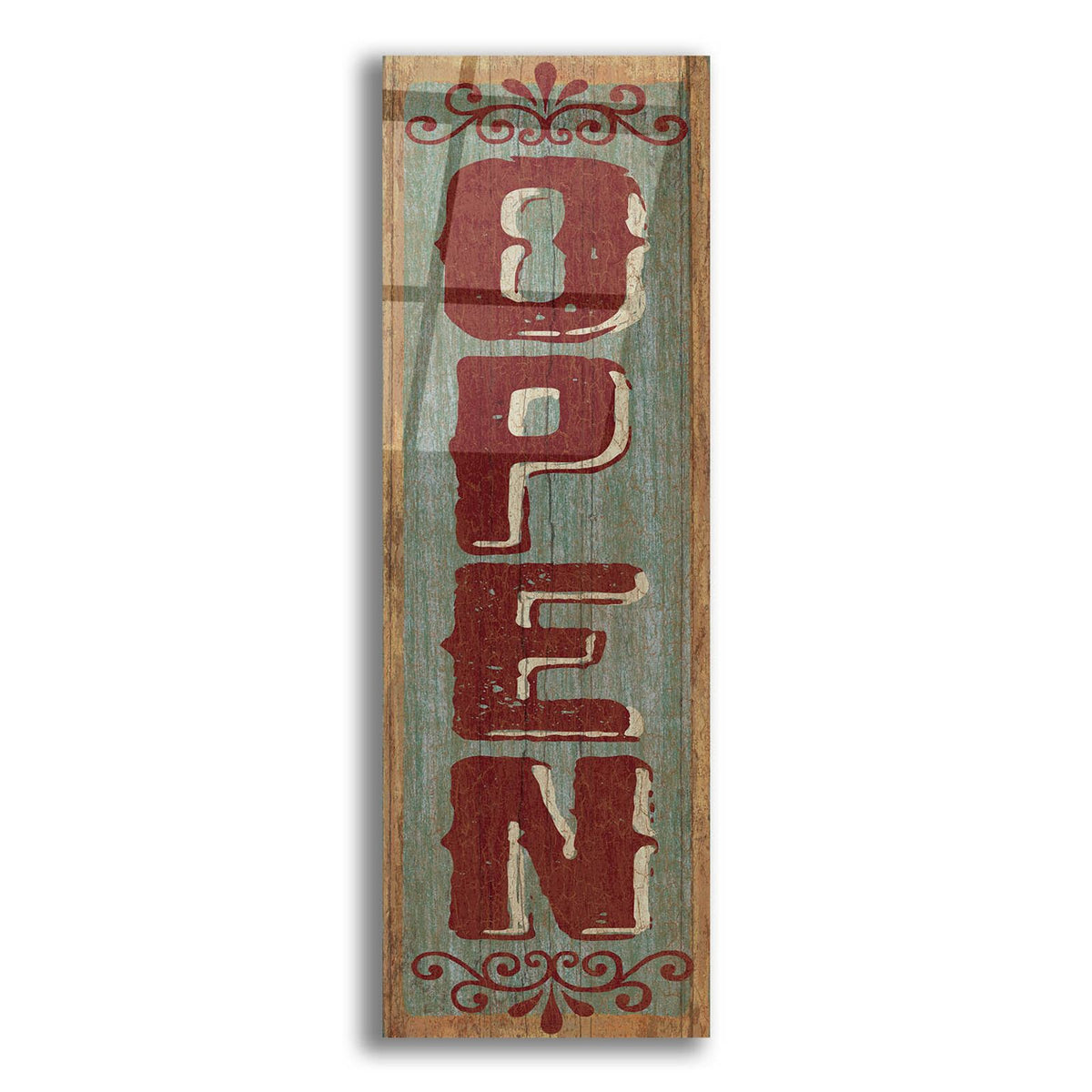 Open Sign 3 by Art Licensing Studio acrylic glass wall art