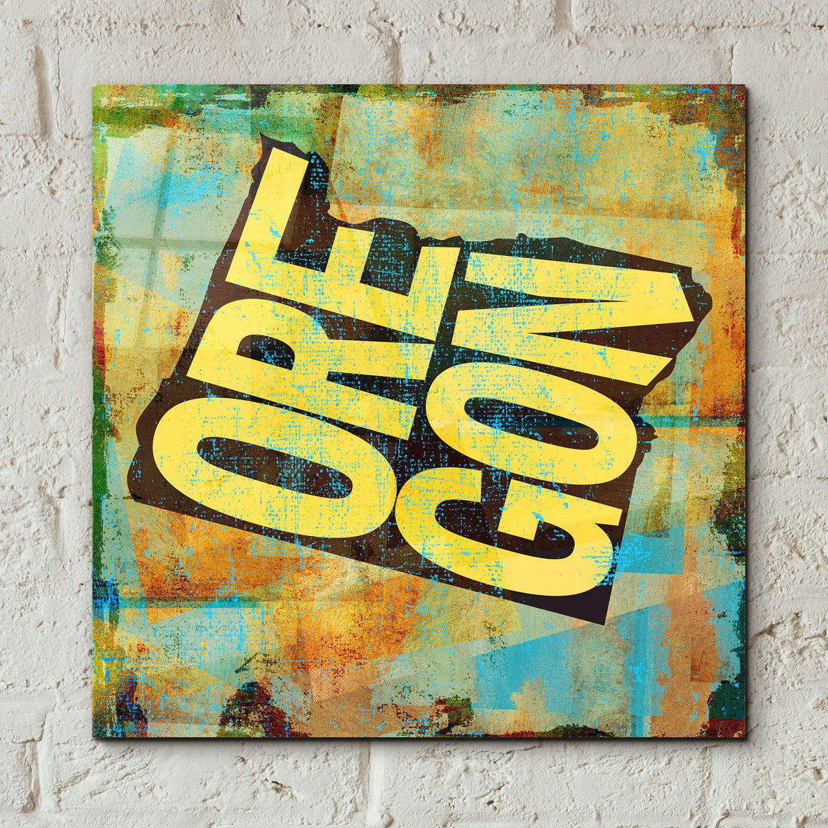 Oregon by Art Licensing Studio - 12x12 acrylic wall art in a room