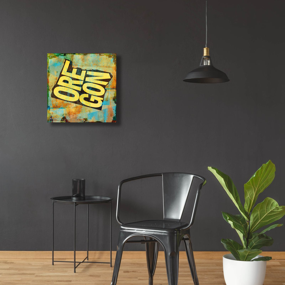 Oregon by Art Licensing Studio - 24x24 acrylic wall art in a room