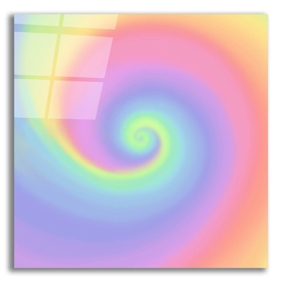 Pastel Rainbow Swirl by Art Licensing Studio acrylic glass wall art