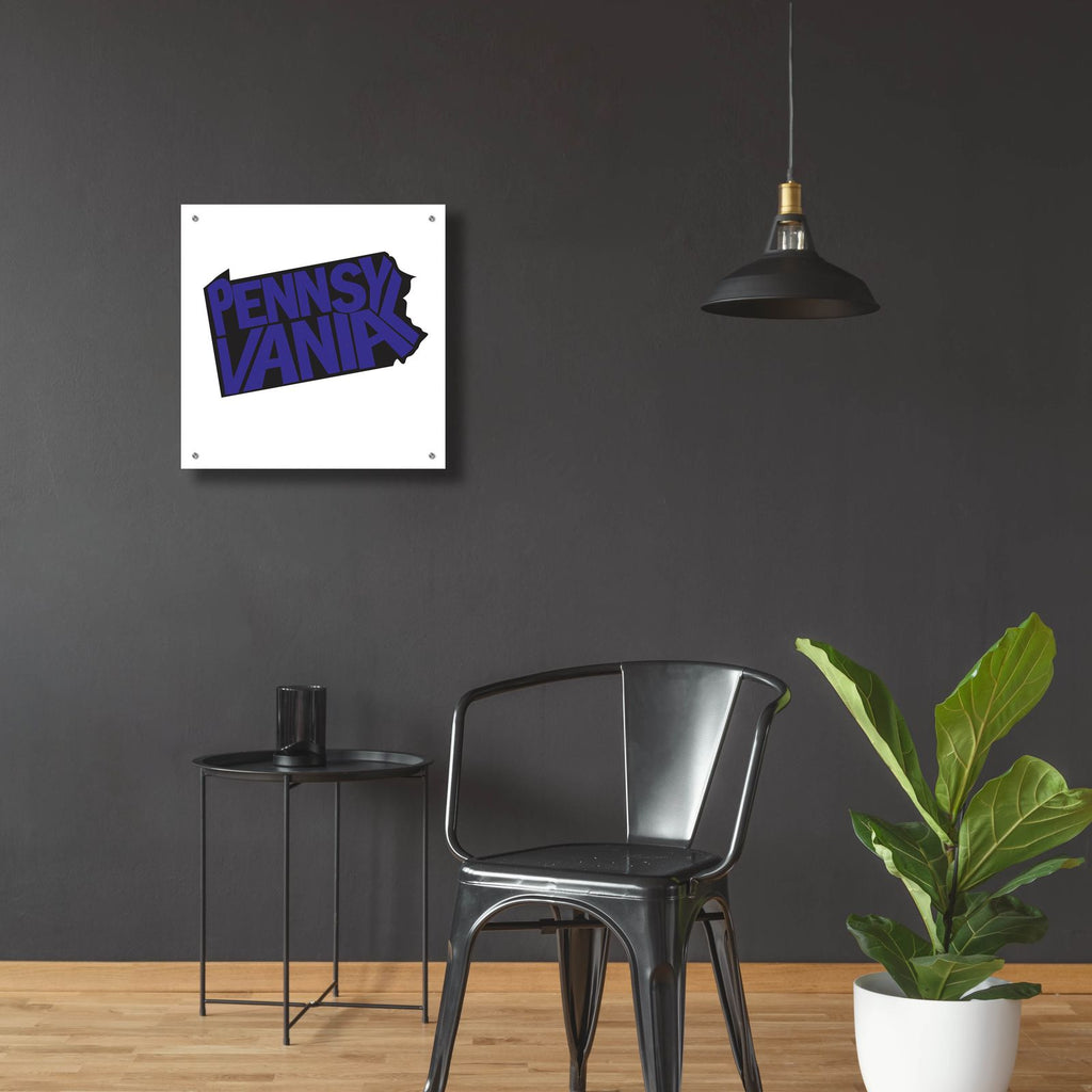 Pennsylvania 2 by Art Licensing Studio - 24x24 acrylic wall art in a room