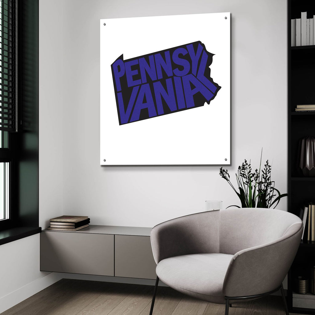 Pennsylvania 2 by Art Licensing Studio - 36x36 acrylic wall art in a room