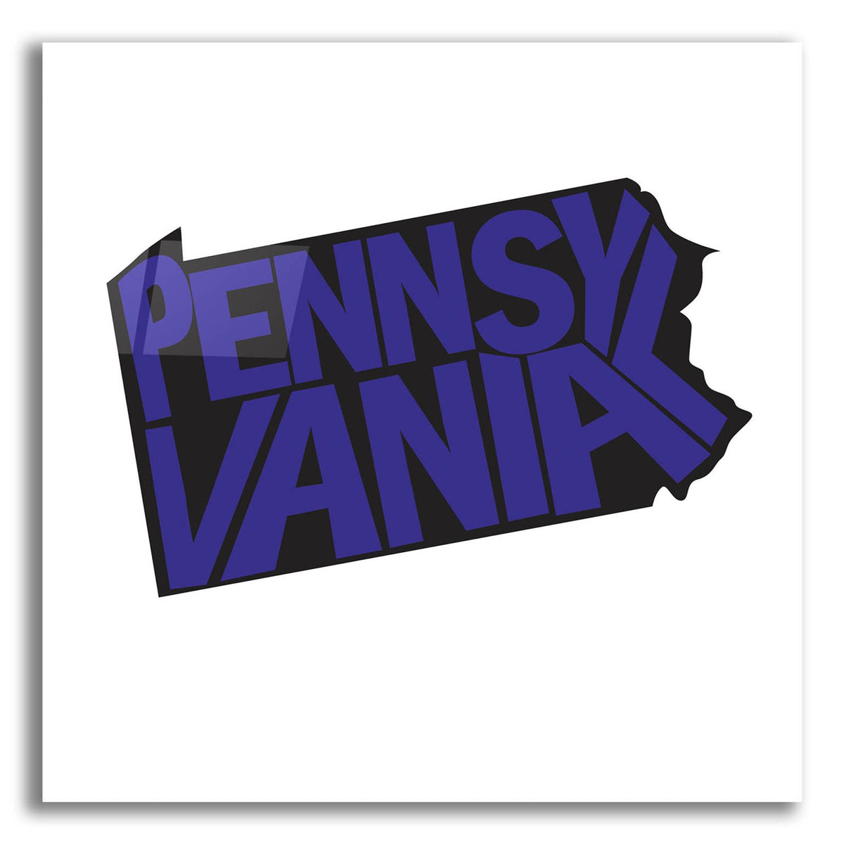 Pennsylvania 2 by Art Licensing Studio acrylic glass wall art