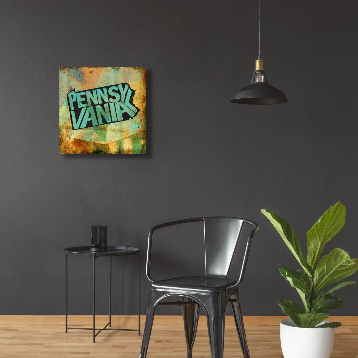 Pennsylvania by Art Licensing Studio - 24x24 acrylic wall art in a room
