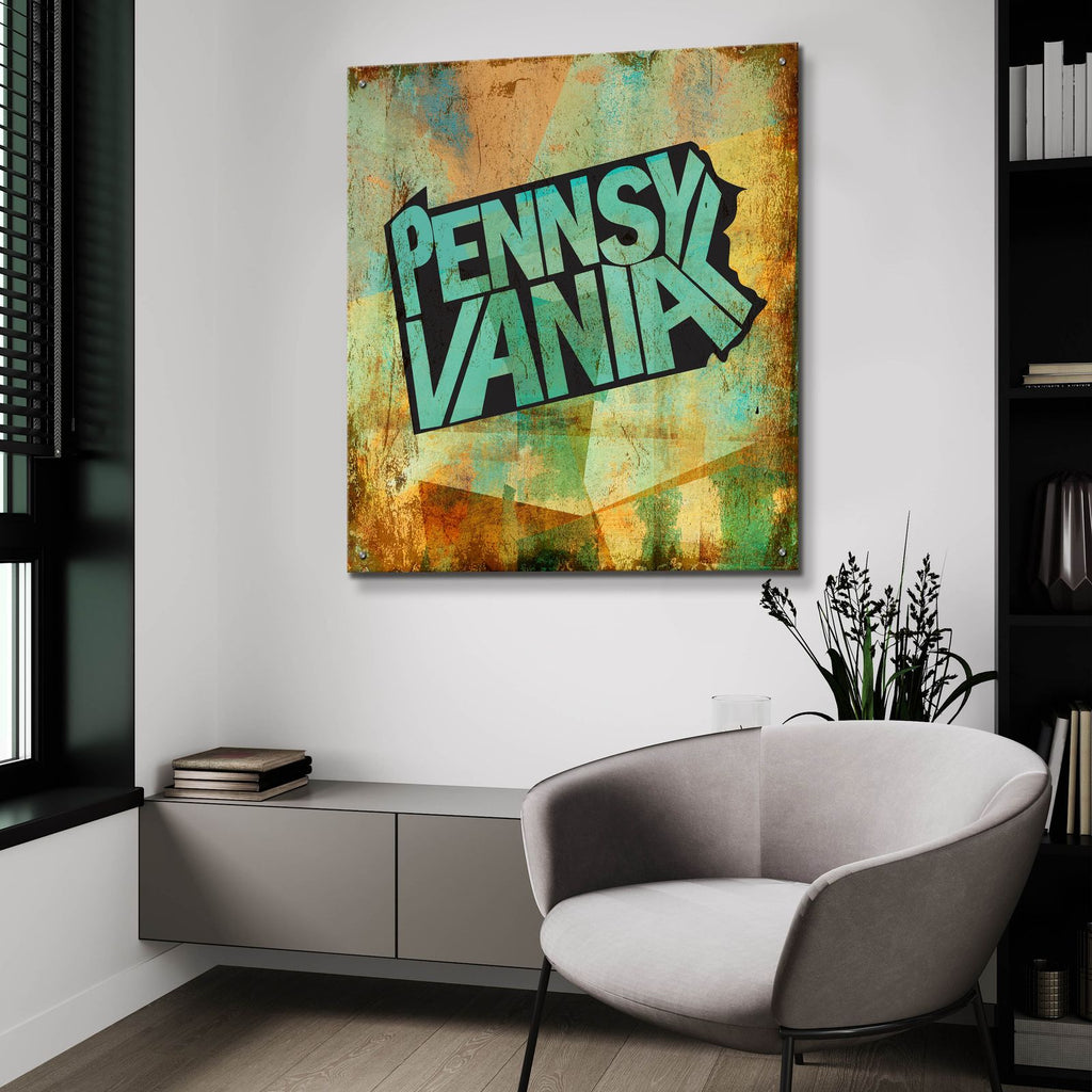 Pennsylvania by Art Licensing Studio - 36x36 acrylic wall art in a room