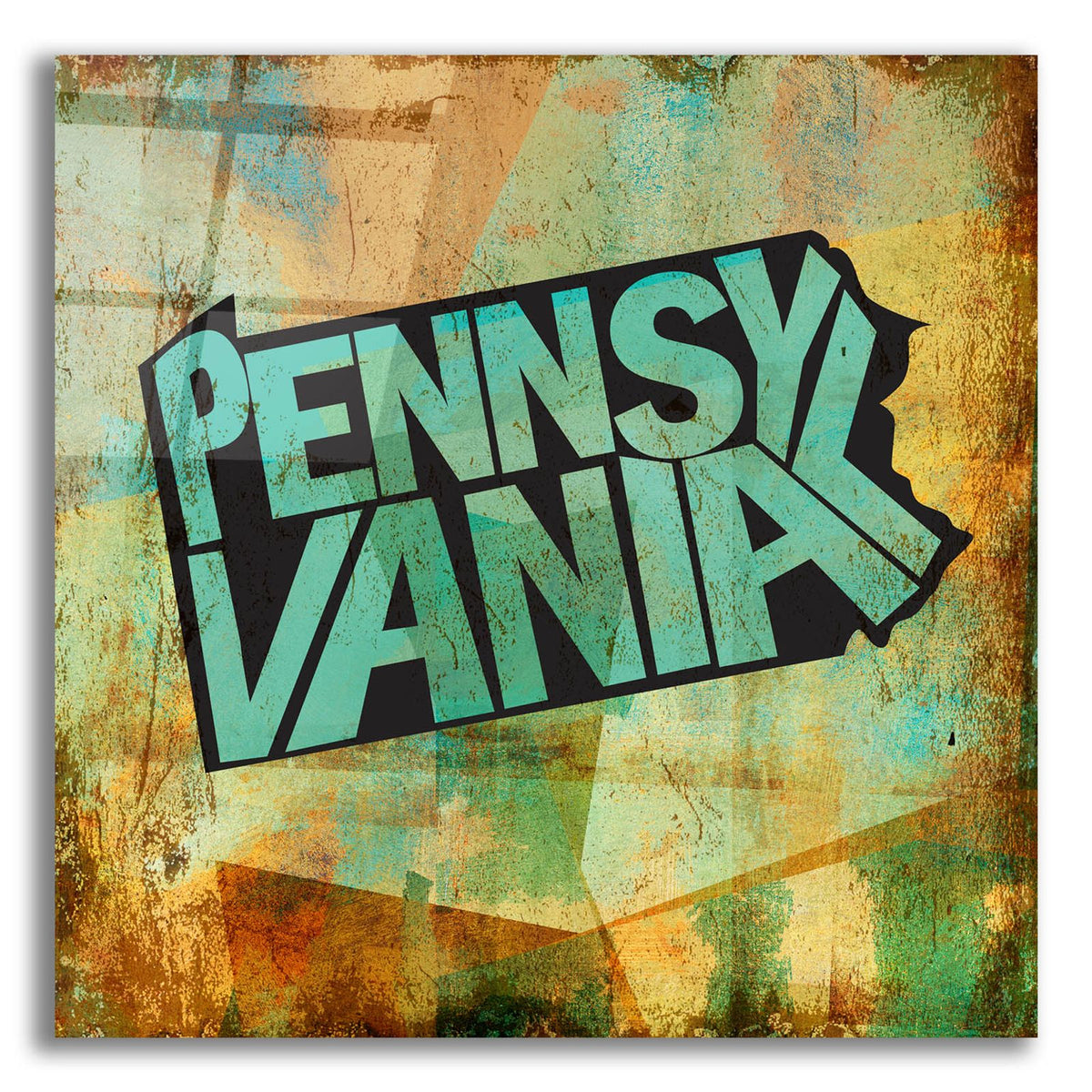 Pennsylvania by Art Licensing Studio acrylic glass wall art