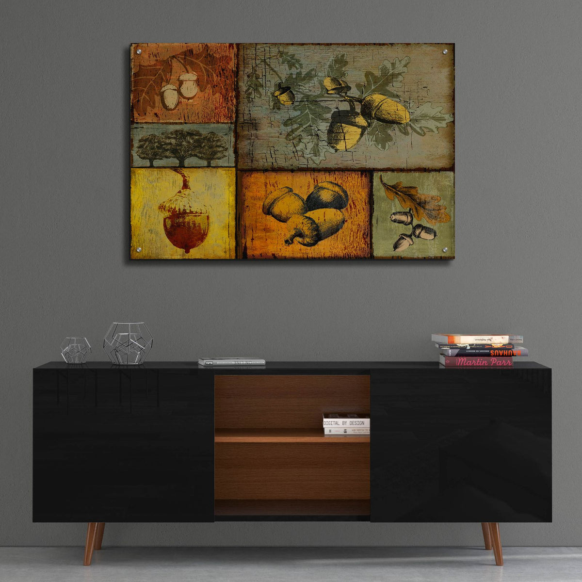 Pines And Oak 2 by Art Licensing Studio - 36x24 acrylic wall art in a room