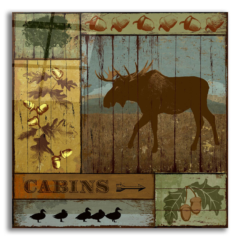 Pines And Oaks 4 by Art Licensing Studio acrylic glass wall art