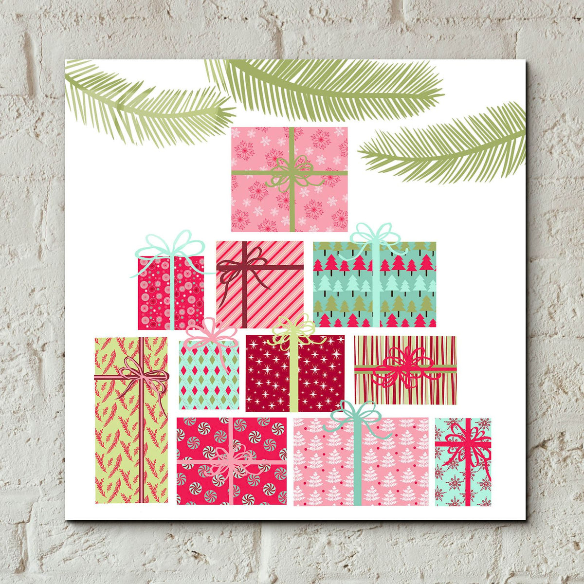 Presents by Art Licensing Studio - 12x12 acrylic wall art in a room