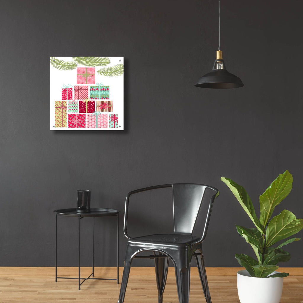 Presents by Art Licensing Studio - 24x24 acrylic wall art in a room