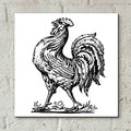 Proud Rooster by Art Licensing Studio - 12x12 acrylic wall art in a room