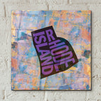 Rhode Island by Art Licensing Studio - 12x12 acrylic wall art in a room