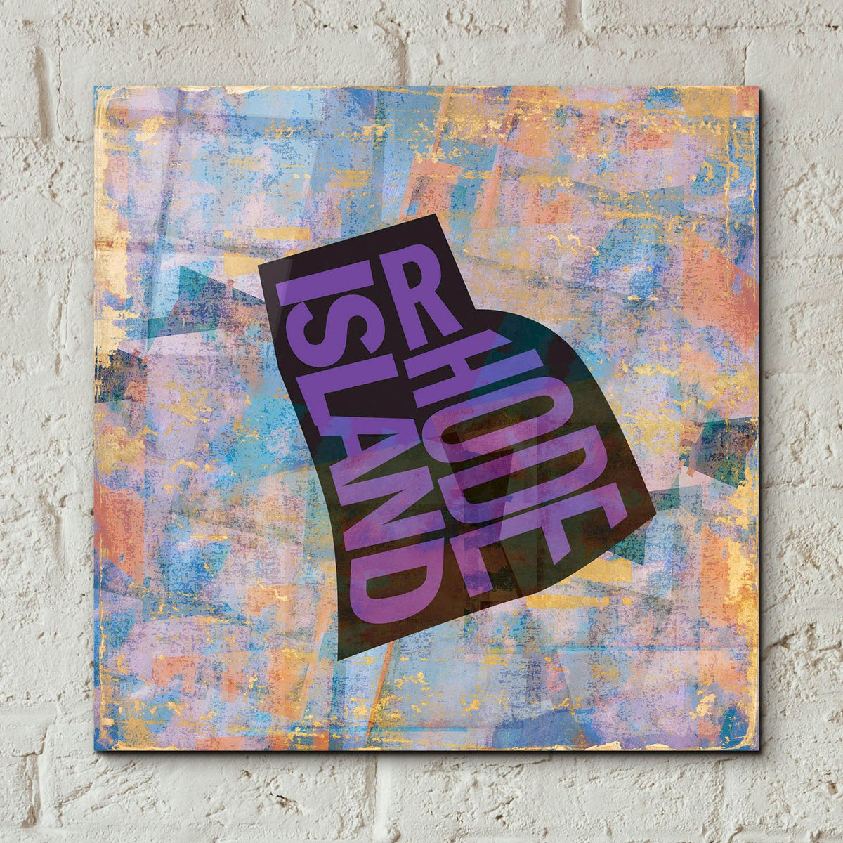 Rhode Island by Art Licensing Studio - 12x12 acrylic wall art in a room