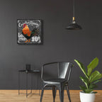 Rooster On Chalkboard 1 by Art Licensing Studio - 24x24 acrylic wall art in a room