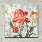 Rose Refresh by Art Licensing Studio - 12x12 acrylic wall art in a room