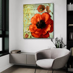 Rouge From The Garden 3 by Art Licensing Studio - 36x36 acrylic wall art in a room