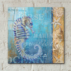 Sea Horse And Sea by Art Licensing Studio - 12x12 acrylic wall art in a room