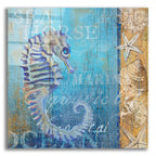 Sea Horse And Sea by Art Licensing Studio acrylic glass wall art