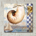 Shell Dreams 2 by Art Licensing Studio - 12x12 acrylic wall art in a room