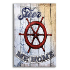 Shipwheel by Art Licensing Studio acrylic glass wall art