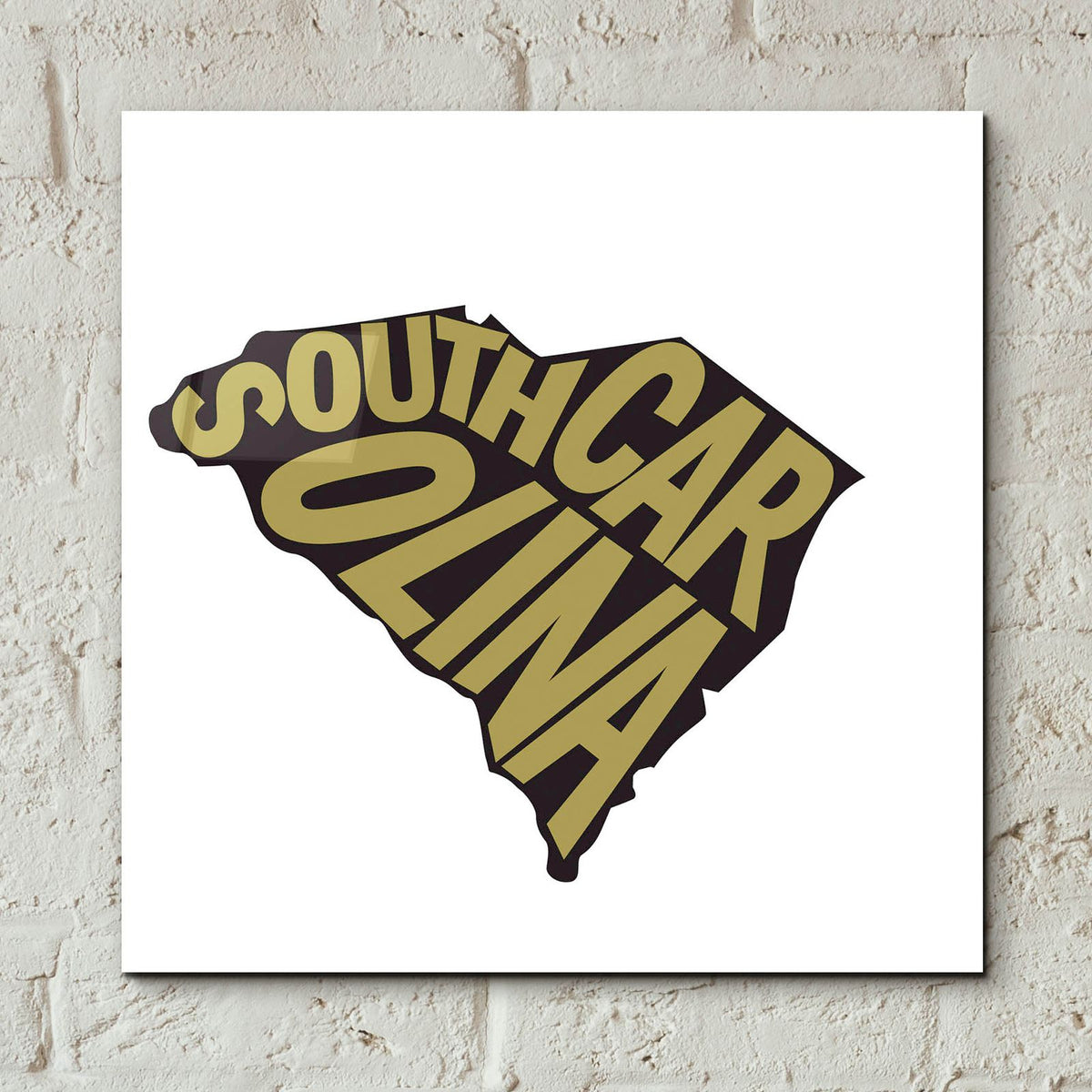 South Carolina 2 by Art Licensing Studio - 12x12 acrylic wall art in a room