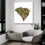 South Carolina 2 by Art Licensing Studio - 36x36 acrylic wall art in a room