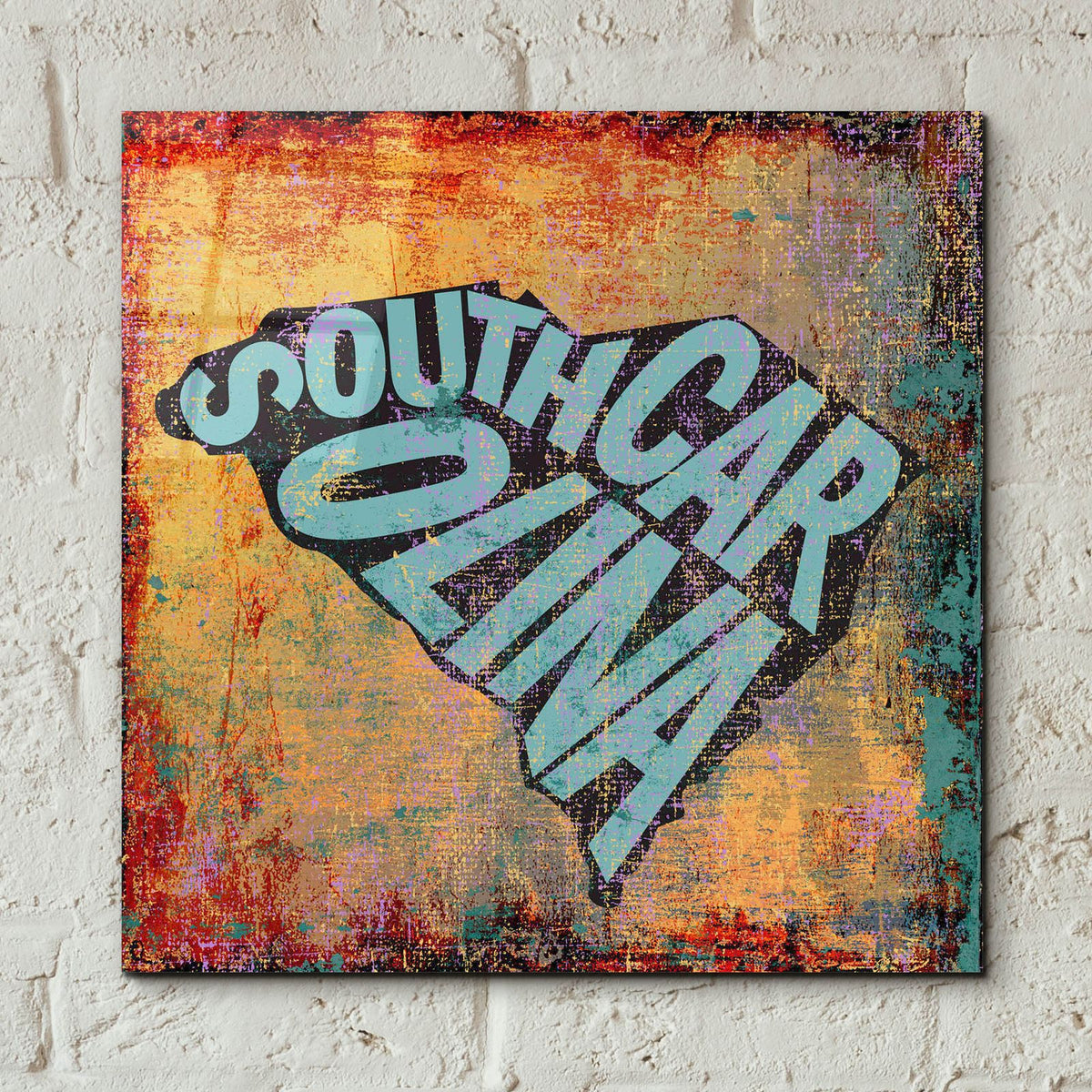 South Carolina by Art Licensing Studio - 12x12 acrylic wall art in a room