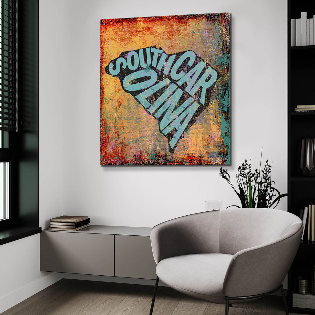 South Carolina by Art Licensing Studio - 36x36 acrylic wall art in a room