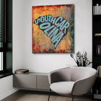 South Carolina by Art Licensing Studio - 36x36 acrylic wall art in a room