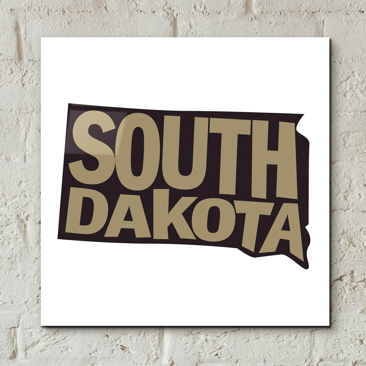 South Dakota by Art Licensing Studio - 12x12 acrylic wall art in a room