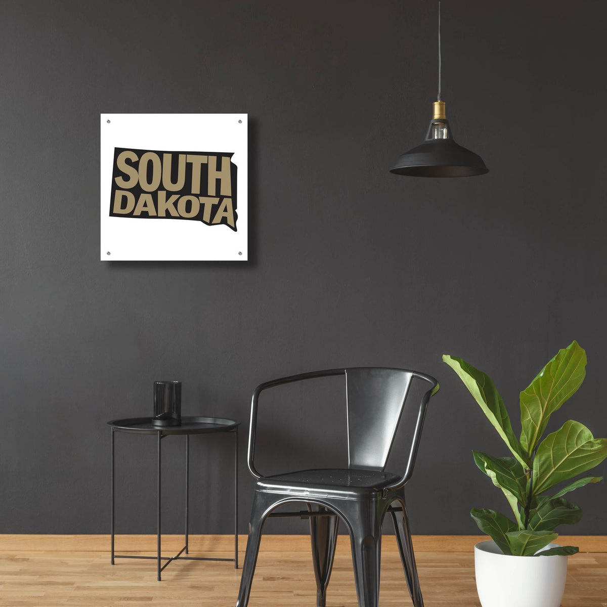 South Dakota by Art Licensing Studio - 24x24 acrylic wall art in a room