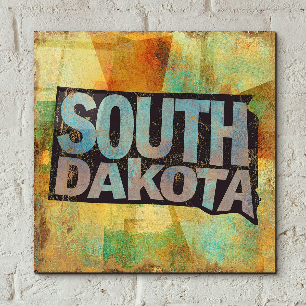 South Dakota 2 by Art Licensing Studio - 12x12 acrylic wall art in a room