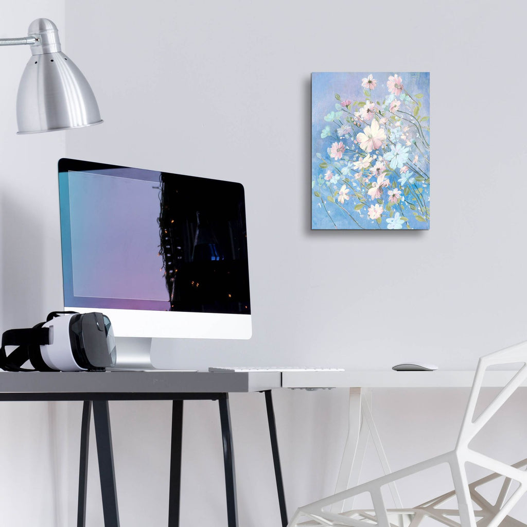 Spring Morning In Blue by Art Licensing Studio - 12x16 acrylic wall art in a room