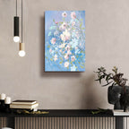 Spring Morning In Blue by Art Licensing Studio - 16x24 acrylic wall art in a room