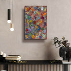 State Toss by Art Licensing Studio - 16x24 acrylic wall art in a room