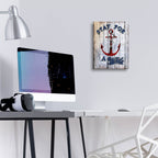 Stay Anchor by Art Licensing Studio - 12x16 acrylic wall art in a room