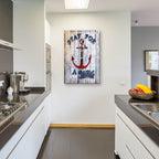 Stay Anchor by Art Licensing Studio - 24x36 acrylic wall art in a room