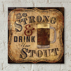 Strong And Stout by Art Licensing Studio - 12x12 acrylic wall art in a room