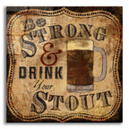 Strong And Stout by Art Licensing Studio acrylic glass wall art