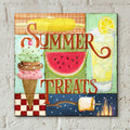 Summer Treats by Art Licensing Studio - 12x12 acrylic wall art in a room