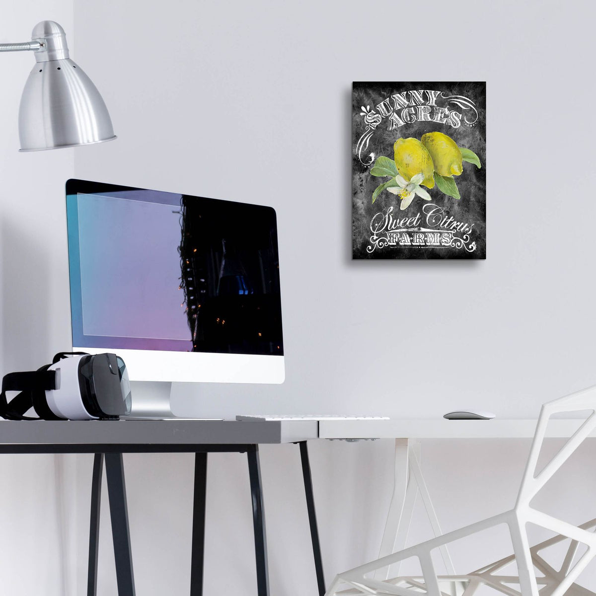 Sunny Acres by Art Licensing Studio - 12x16 acrylic wall art in a room