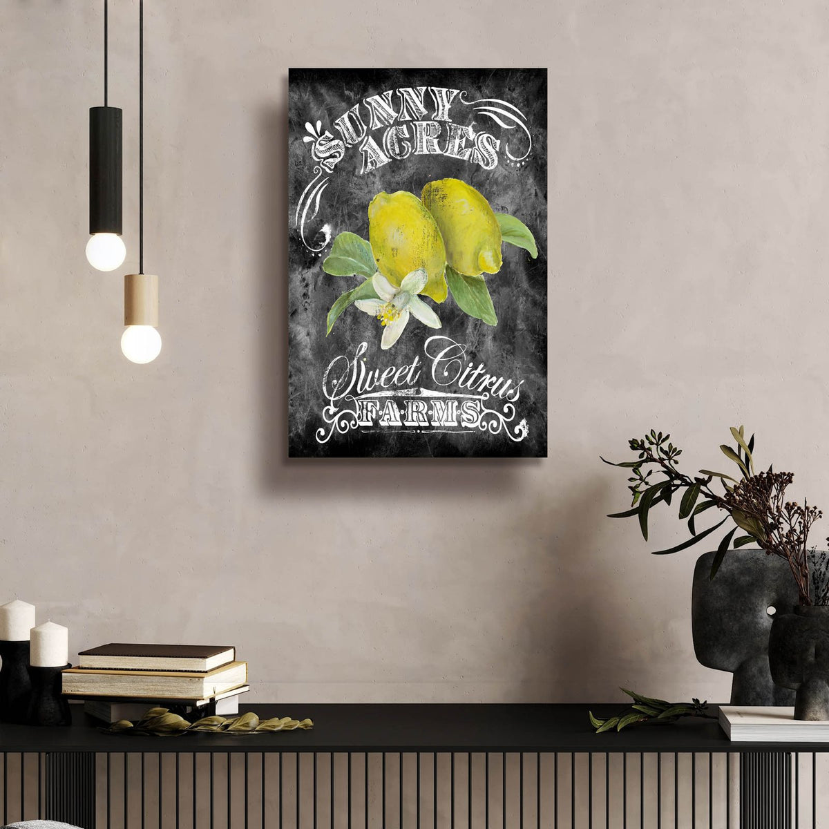 Sunny Acres by Art Licensing Studio - 16x24 acrylic wall art in a room