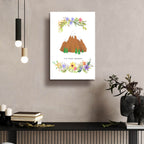 Sweet Adventure Mountain by Art Licensing Studio - 16x24 acrylic wall art in a room