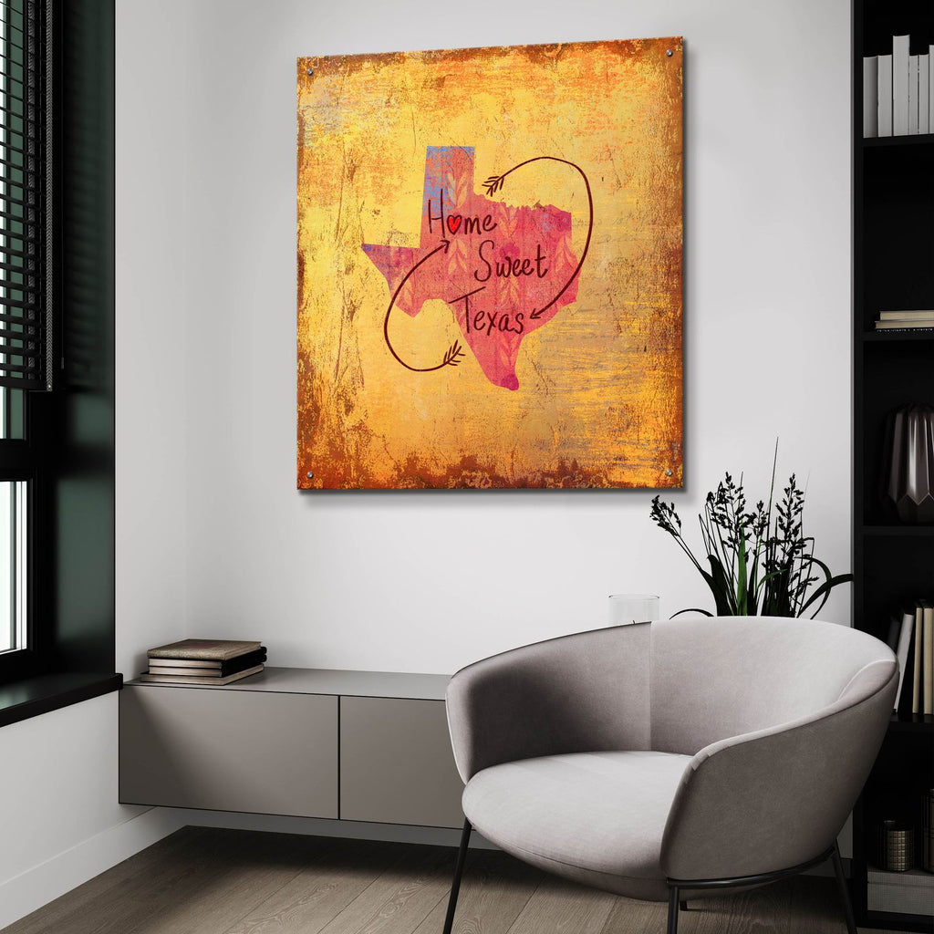 Sweet Texas by Art Licensing Studio - 36x36 acrylic wall art in a room